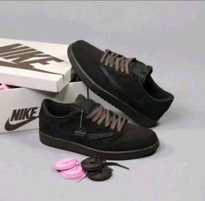 Travis Scott x Ar.. Jordan 1 Low OG SP Velvet Brown Surplus Semi UA Suede Qualityl