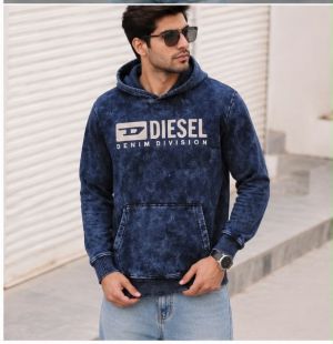 DIIESEL BLUE PREMIUM IMPORTED HOODIE
