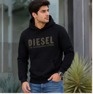  DIIESEL BLACK PREMIUM IMPORTED HOODIE