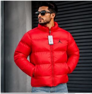 JORDAN RED IMPORTED PUFFER JACKET