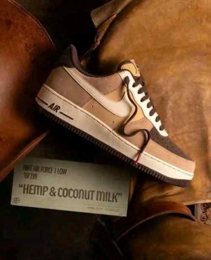Nikkee AirForce 1 Hemp COCONUT MILK SUEDE QUALITY