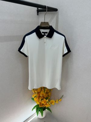 Tomm Hilfiger Cream Polo Premium Collar Neck T-shirt F5021-CR