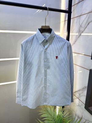 Ami Sky Embroidery Logo Super Premium Oxford Lycra Shirt F4004-SK