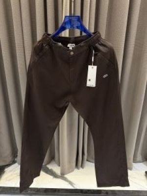 Lacost Linen Premium Chocolate Brown Track Pant 