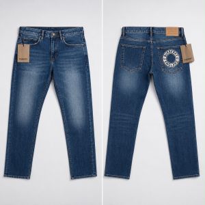BURBERRRY PREMIUM IMPORTED BLUE EMBROIDER DENIM