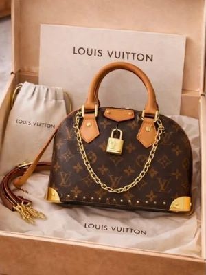 Loui Vuitton alma sling bag with box dustbag 6580