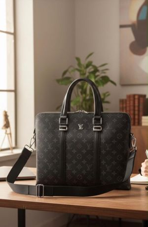Loui Vuitton Polished Premium Quality Laptop Bag 6582