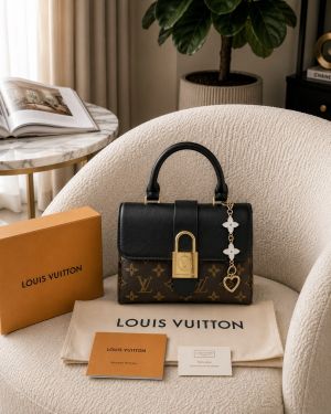 LOUI VUITTON LOCKY HANDBAG WITH BOX 6589