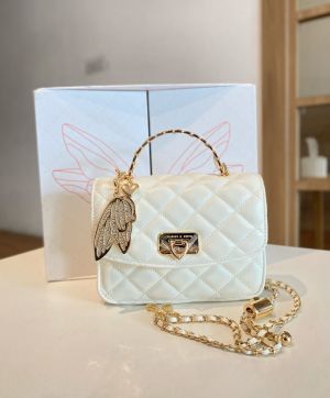 Charle & KEITH HOBO BAG WITH OG BOX (white) 5735