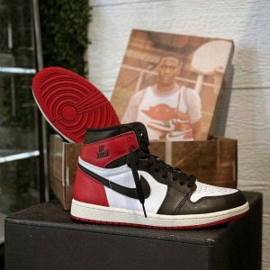 Air Jordan 1 Retro OG High Black Toe Reimagined SEMI UA