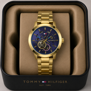 Tommy Hilfige Automatic Skeleton Dial (Back Open)