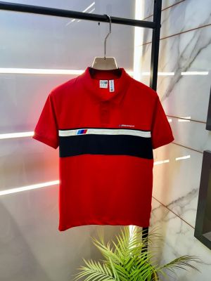 Pum Bmw Edition Red Polo Premium Collar Neck T-shirt F3915-RE