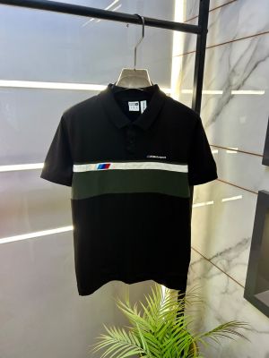Pum Bmw Edition Black Polo Premium Collar Neck T-shirt F3915-BL