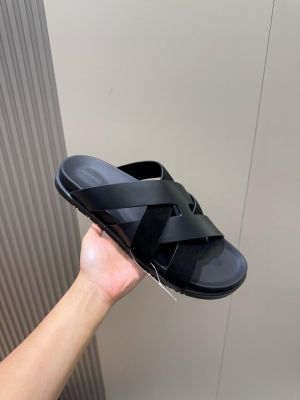 Hermee.s Kazimir Sandal Black Made in Italy