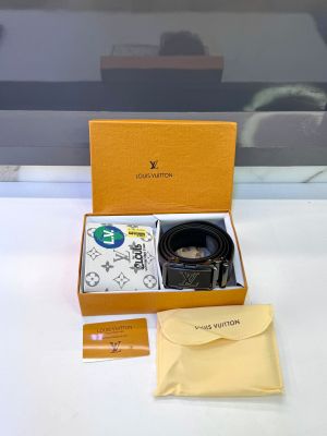 Lv_Loui_ White &Black Belt & Wallet Combo Fa 1119
