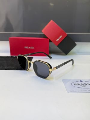 Prad_ Gold Black Premium Quality Sunglass Fa 1184