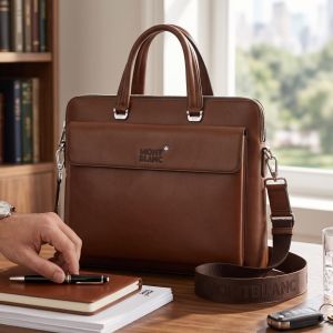 Mont blanc Polished Premium Quality Laptop Bag 5033