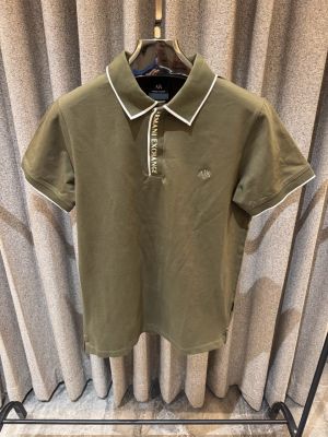 AX ARRMANI EXCHANGE GREEN CLASSIC POLO