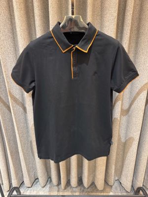 AX ARRMANI EXCHANGE BLACK ORANGE CLASSIC POLO