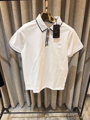 AX ARRMANI EXCHANGE WHITE CLASSIC POLO