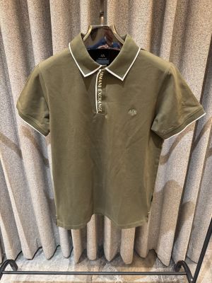 AX ARRMANI EXCHANGE GREEN CLASSIC POLO