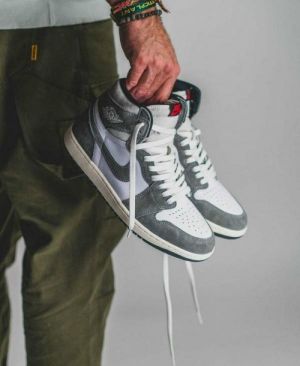 nikke air jordan retro 1 high washed grey sale no return