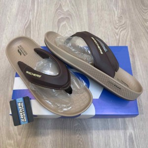 Skecher.s Hyper Burst Go Recover ArchFit Premium Brown Beige Simplex