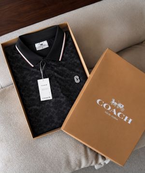 Coac Chest Logo Box Pack Polo T-shirt Black