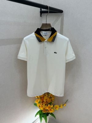 Lacost Blue Polo Premium Collar Neck T-shirt F5019-BU