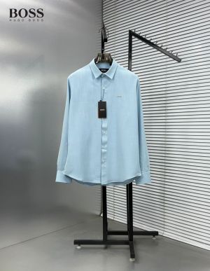 Hug Boss Linen Sky Premium Shirt With Brand Box Packing F3953-SK