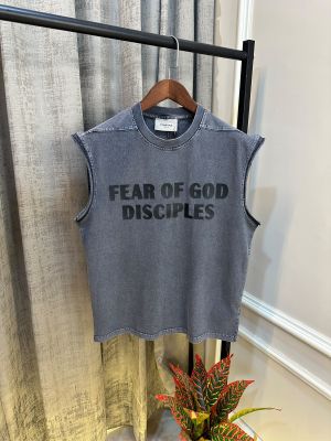 Essential Fear Of God Imported Dark Grey Store Article Super Premium Sando(1380)