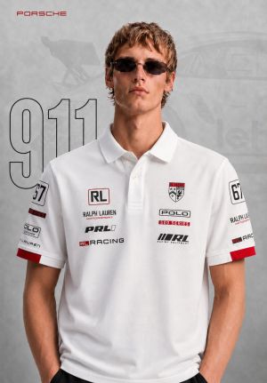  PORSCHE Ralpxh Lauren IMPORTED STORE ARTICLE POLO T-SHIRT