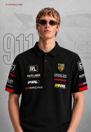  PORSCHE Ralpxh Lauren IMPORTED STORE ARTICLE POLO T-SHIRT