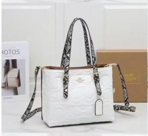 Coac Maggie Pebbled Leather Top Handle Crossbody Bag With Magnetic Box Including  5060