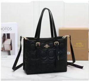 Coac Maggie Pebbled Leather Top Handle Crossbody Bag With Magnetic Box Including  5062