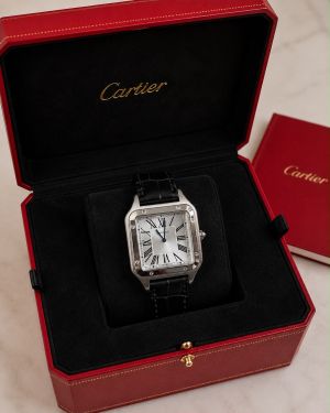 CARTIE ER SANTOS LEATHER BLACK  SILVER PREMIUM LEATHER 864