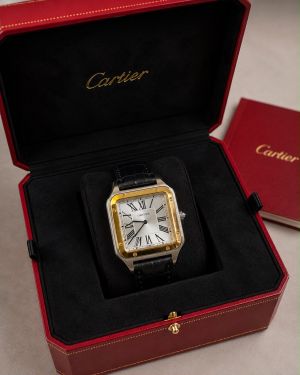 CARTIE ER SANTOS LEATHER BLACK SILVER GOLD PREMIUM LEATHER 865