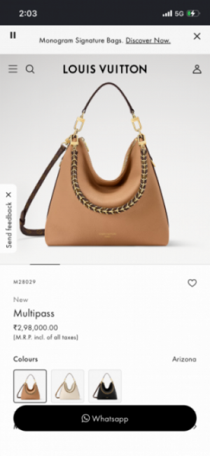 Louiis vuitton M29094 Multipass with double box 885