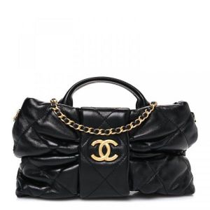 Channel lambskin quilted mini bow bag premium quality With box 871