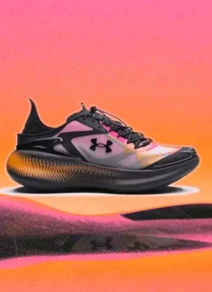 Underr Armourr Echo Slipspeed Black Rebel Pink