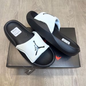 Air Jordan Franchise Premium White Black Slides