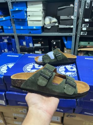 Birkenstock Arizona green Suede