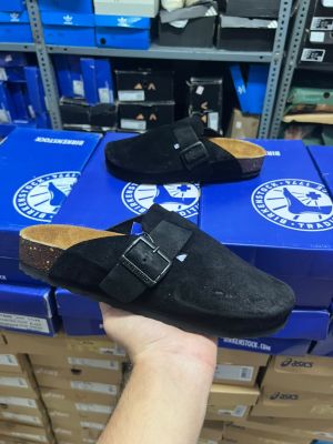 Birkenstock Boston Black Suede 1909
