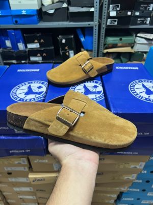 Birkenstock Boston Cheeku Suede