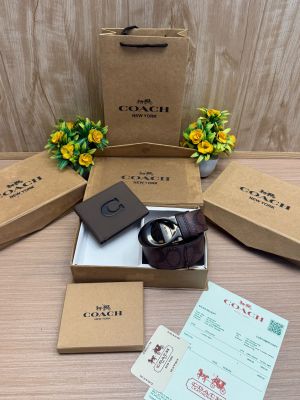COACCH Premium Belt & wallet Combo C467