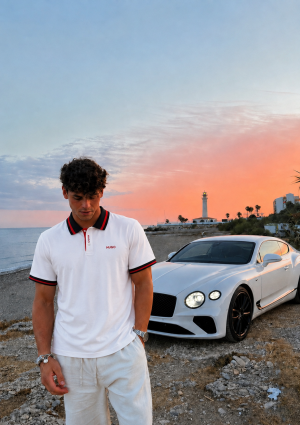HUG-O BOSxS IMPORTED STORE ARTICLE POLO T-SHIRT