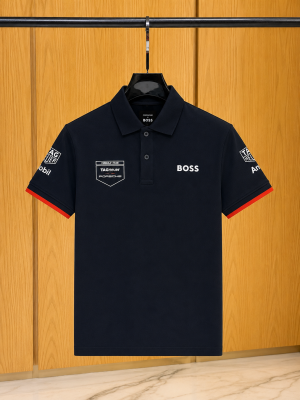  PORSCHE BOSXS IMPORTED STORE ARTICLE POLO T-SHIRT