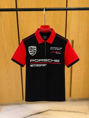  PORSCHE BOSXS IMPORTED STORE ARTICLE POLO T-SHIRT