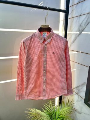 Brooks Brothers pink Micro Checks Premium Shirts F3164-pi