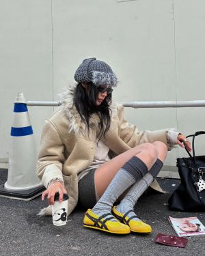 Onitsukkaa Tiger Mexico 66 TGRS Mary Jane Yellow Black